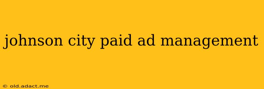 johnson city paid ad management