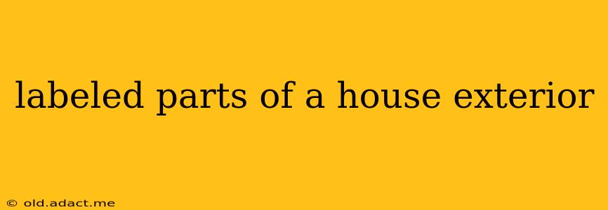 labeled parts of a house exterior