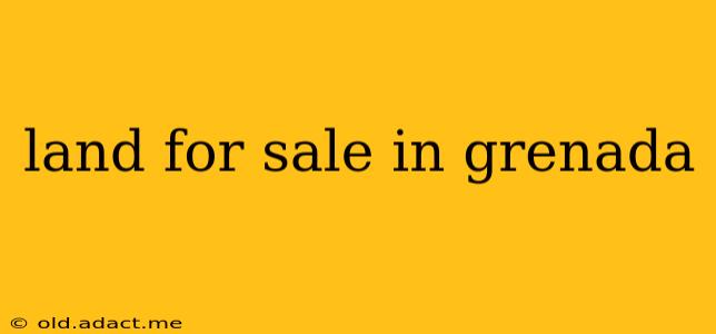 land for sale in grenada
