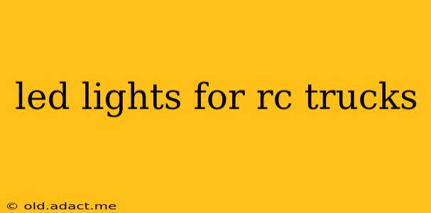 led lights for rc trucks