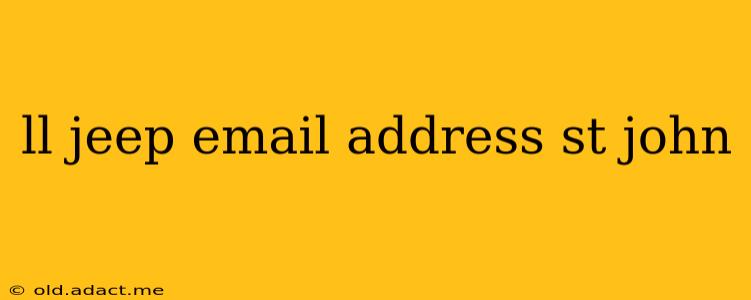 ll jeep email address st john