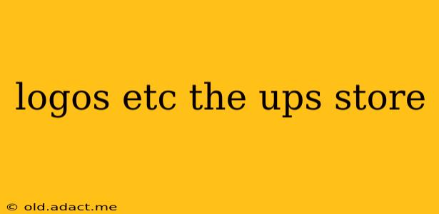 logos etc the ups store