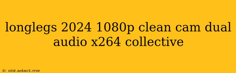 longlegs 2024 1080p clean cam dual audio x264 collective