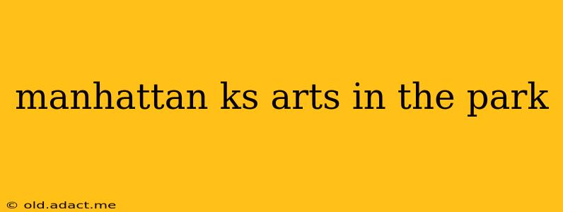manhattan ks arts in the park