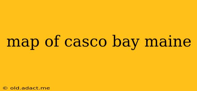 map of casco bay maine