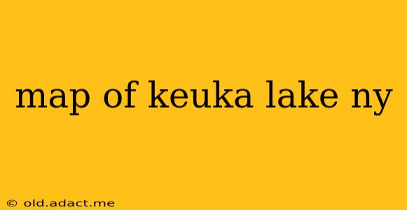 map of keuka lake ny