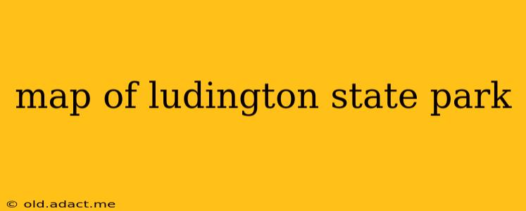 map of ludington state park