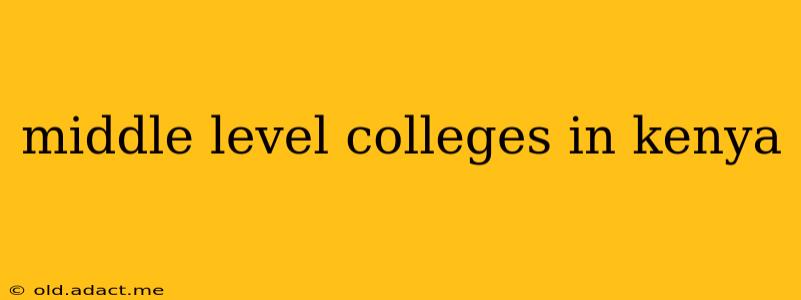 middle level colleges in kenya