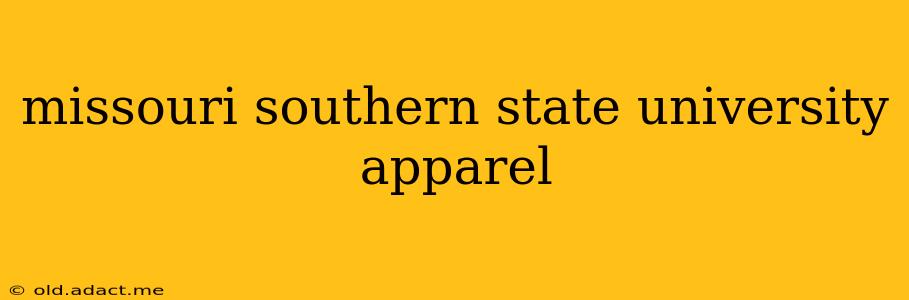missouri southern state university apparel