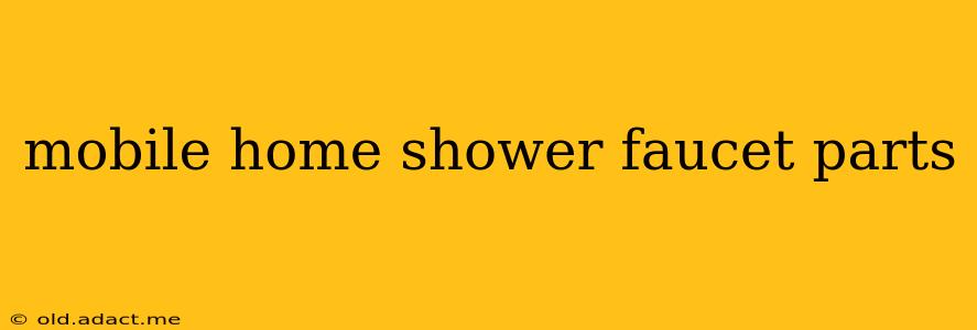 mobile home shower faucet parts