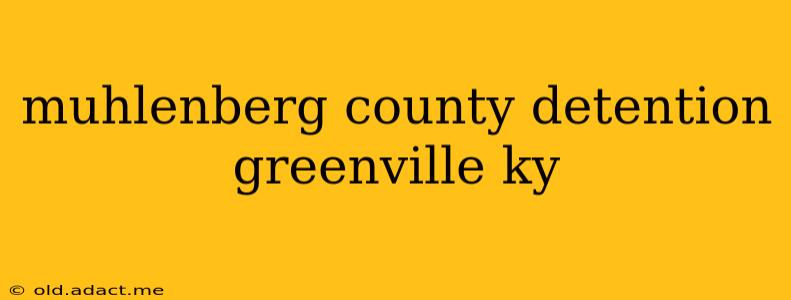 muhlenberg county detention greenville ky
