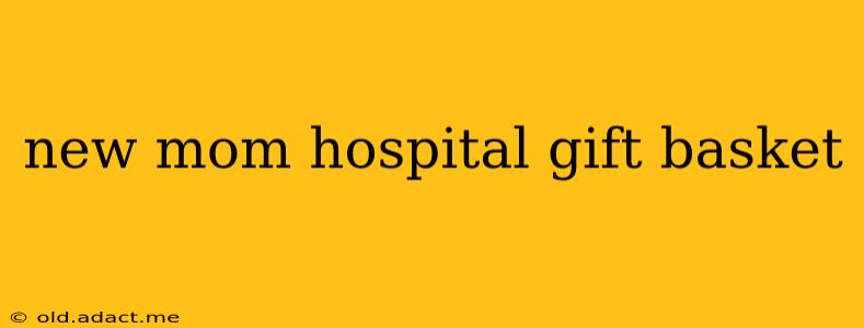 new mom hospital gift basket