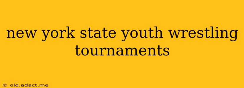new york state youth wrestling tournaments
