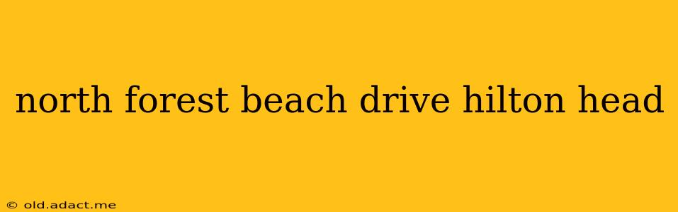 north forest beach drive hilton head