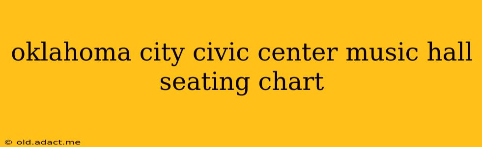 oklahoma city civic center music hall seating chart