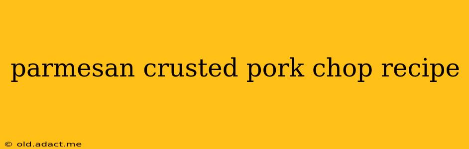 parmesan crusted pork chop recipe