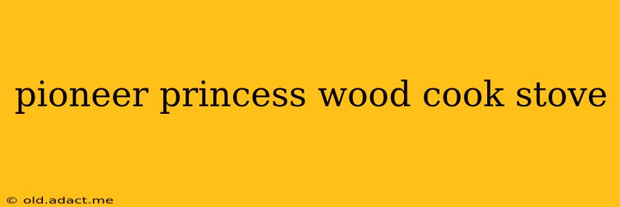 pioneer princess wood cook stove