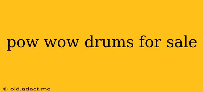 pow wow drums for sale
