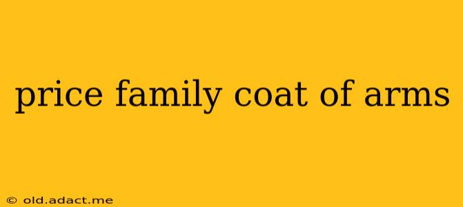 price family coat of arms