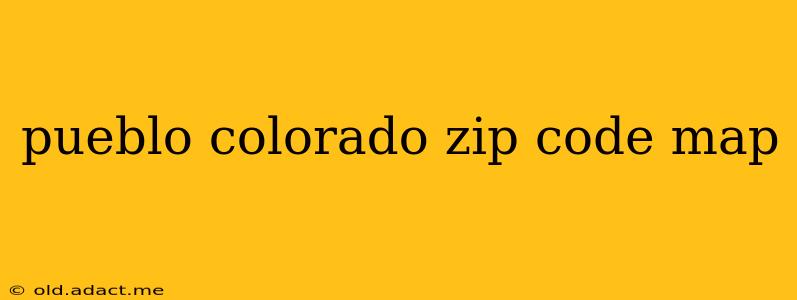 pueblo colorado zip code map