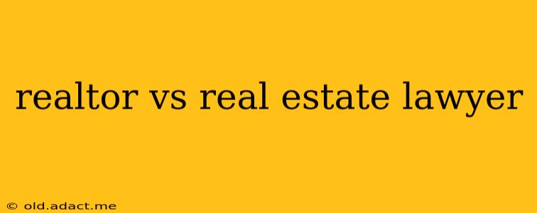 realtor vs real estate lawyer