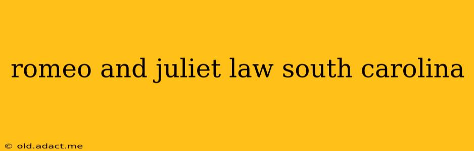romeo and juliet law south carolina