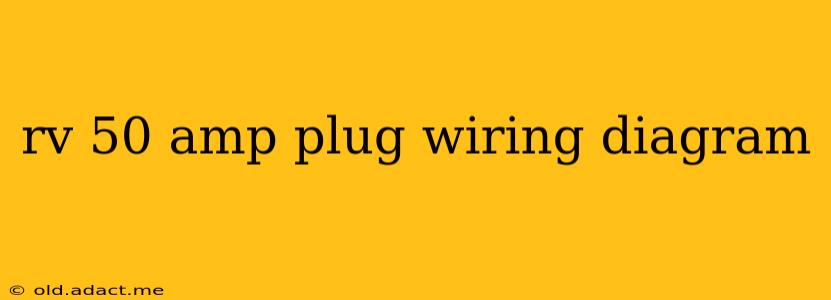 rv 50 amp plug wiring diagram