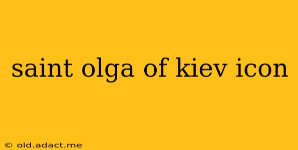 saint olga of kiev icon