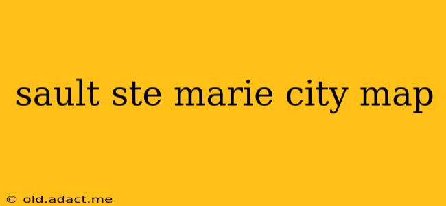 sault ste marie city map