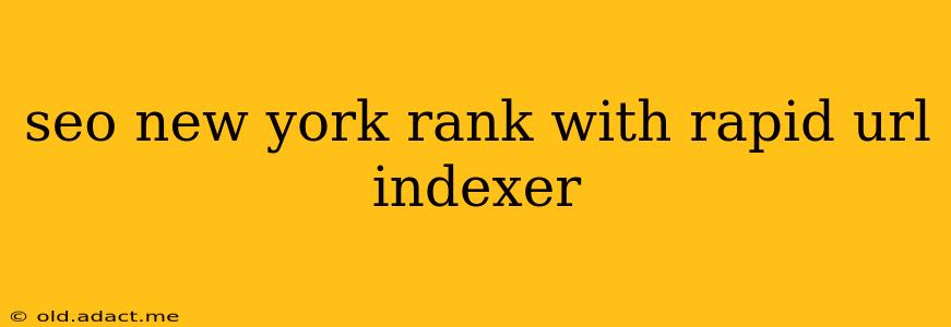 seo new york rank with rapid url indexer