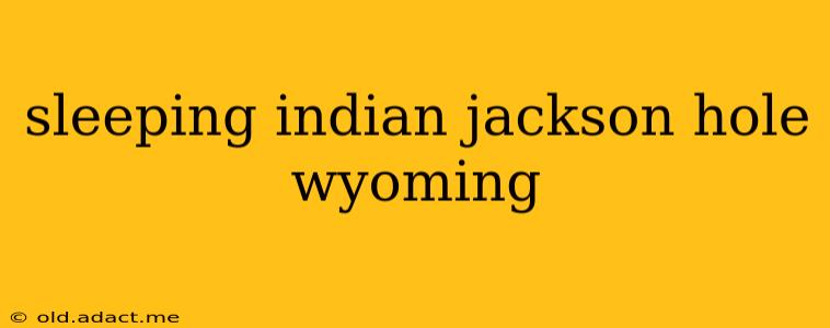 sleeping indian jackson hole wyoming