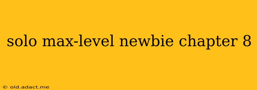 solo max-level newbie chapter 8