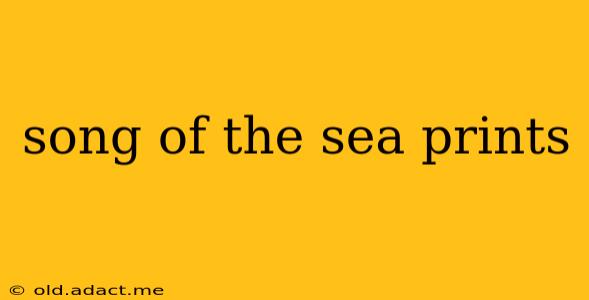 song of the sea prints