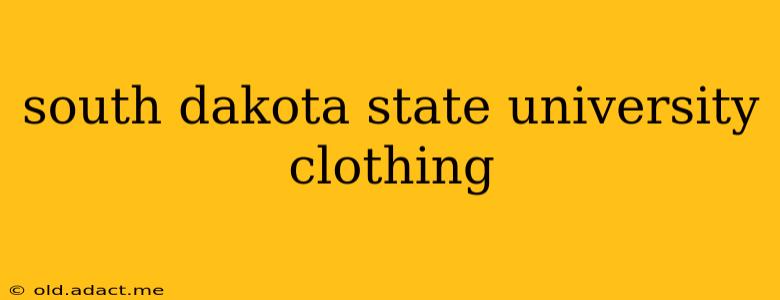 south dakota state university clothing