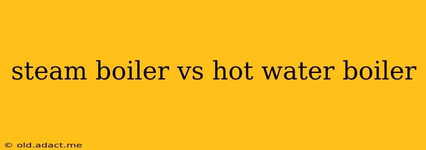 steam boiler vs hot water boiler