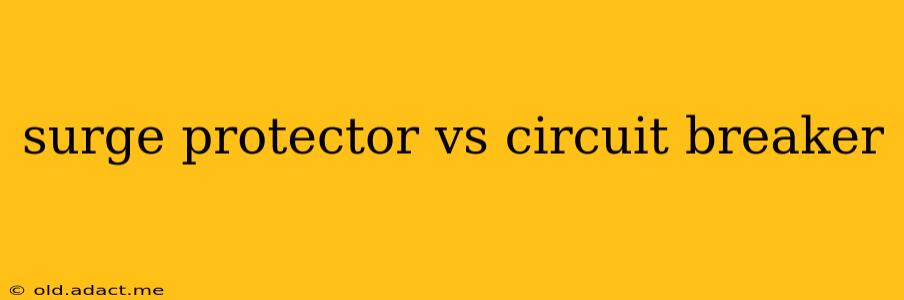 surge protector vs circuit breaker