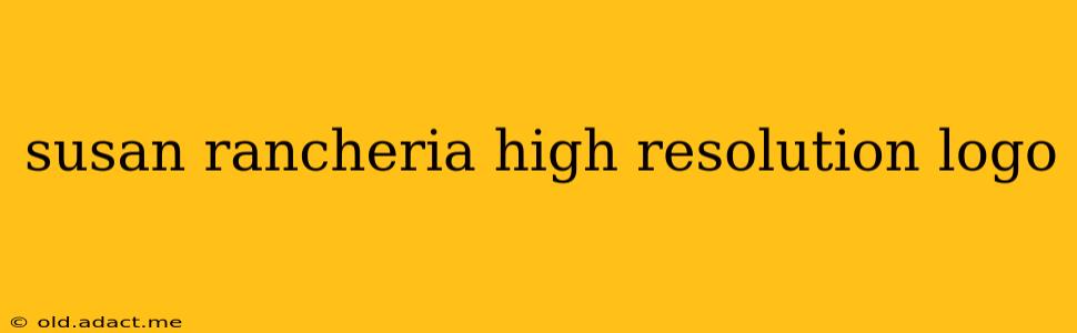 susan rancheria high resolution logo