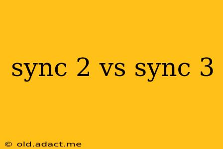 sync 2 vs sync 3