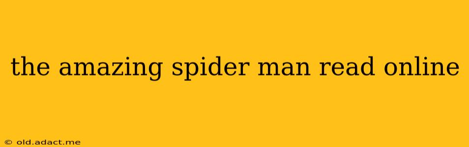the amazing spider man read online