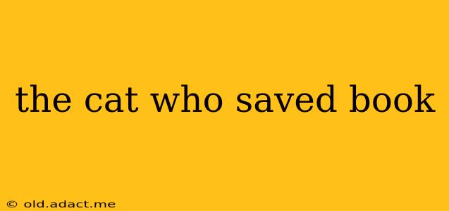 the cat who saved book