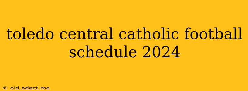 toledo central catholic football schedule 2024