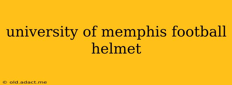 university of memphis football helmet