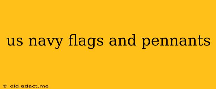 us navy flags and pennants