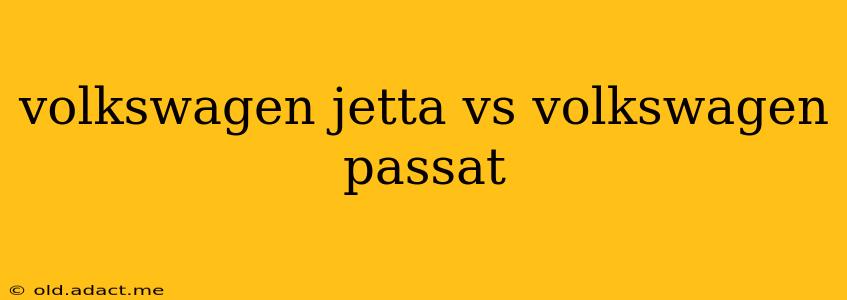 volkswagen jetta vs volkswagen passat