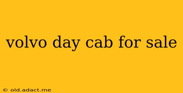 volvo day cab for sale