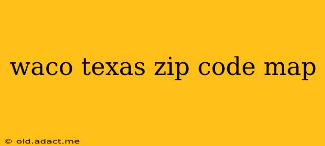 waco texas zip code map