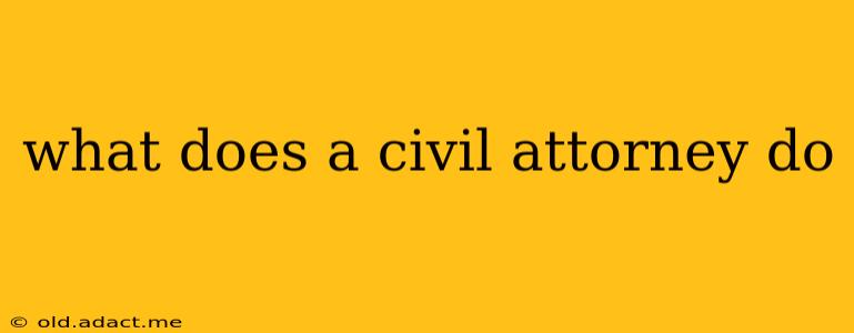 what does a civil attorney do