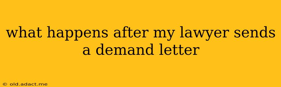 what happens after my lawyer sends a demand letter