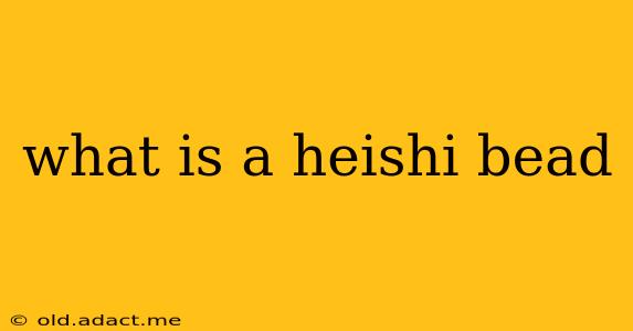 what is a heishi bead