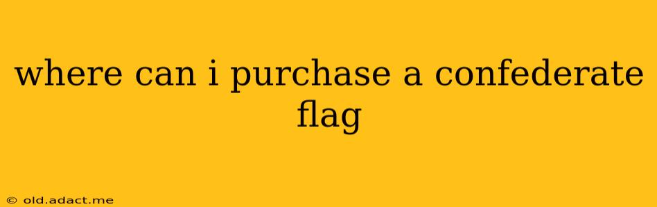 where can i purchase a confederate flag